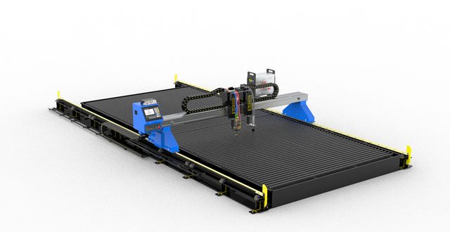 SNC Ekonomi Gantry CNC Cutting Machine