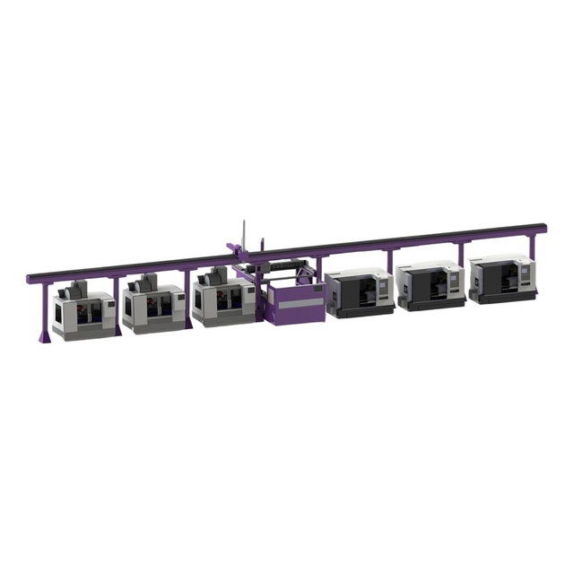 TZ-MB Kompaun Line Production Gantry Robot Pintar Berkelajuan Tinggi